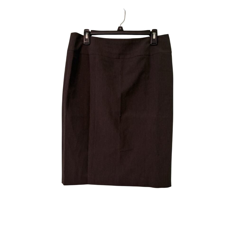 Jones New York Collection Women Size 10 Gray Pencil Stretch Fitted Zip Skirt
